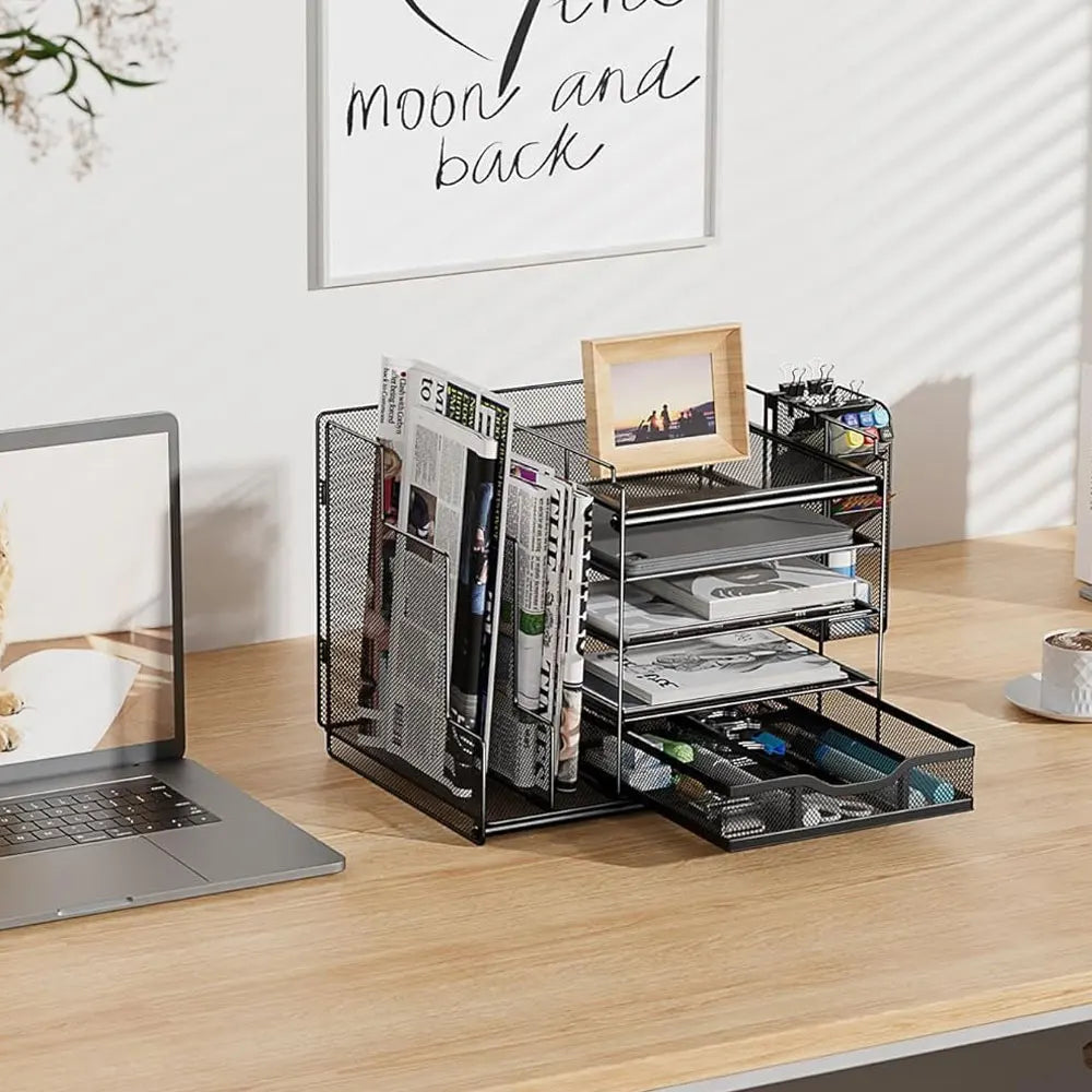 Grid Desktop Organizer 5-Layer