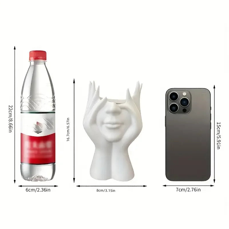 Creative Human Body Art Styling Office Supplies Desktop Multifunctional Storage Pen Holder Makeup Brush Holder Decoration