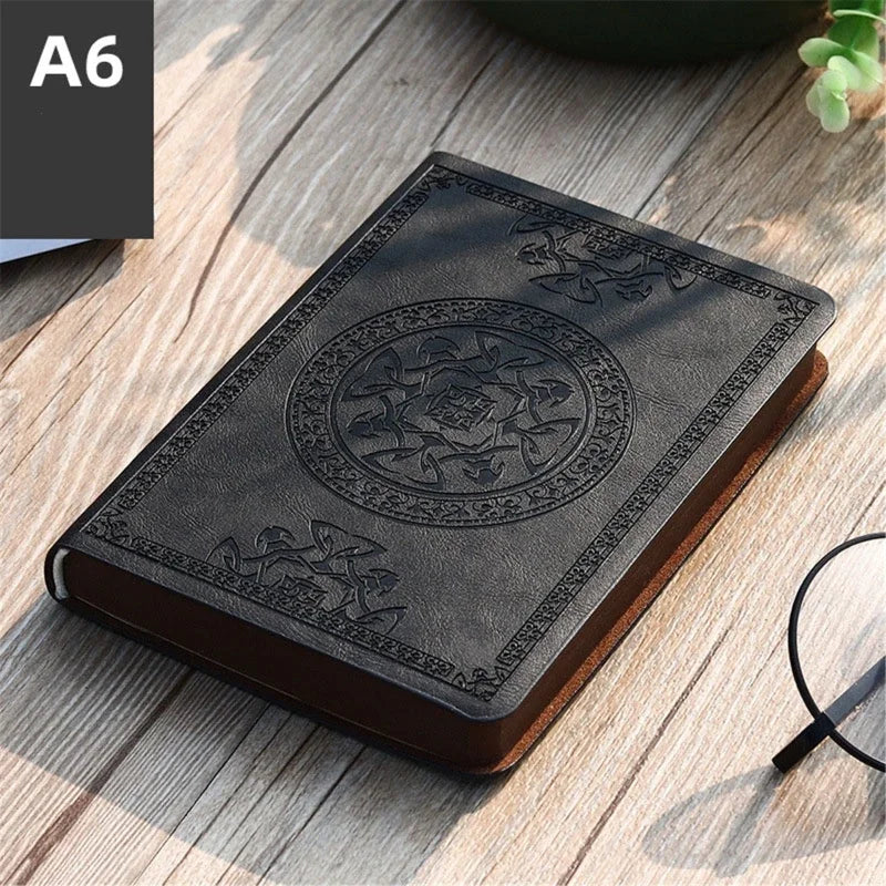 2026 New Portable Vintage Leather Notebook Diary Journal Stationery Gift Portable And Easy To Use